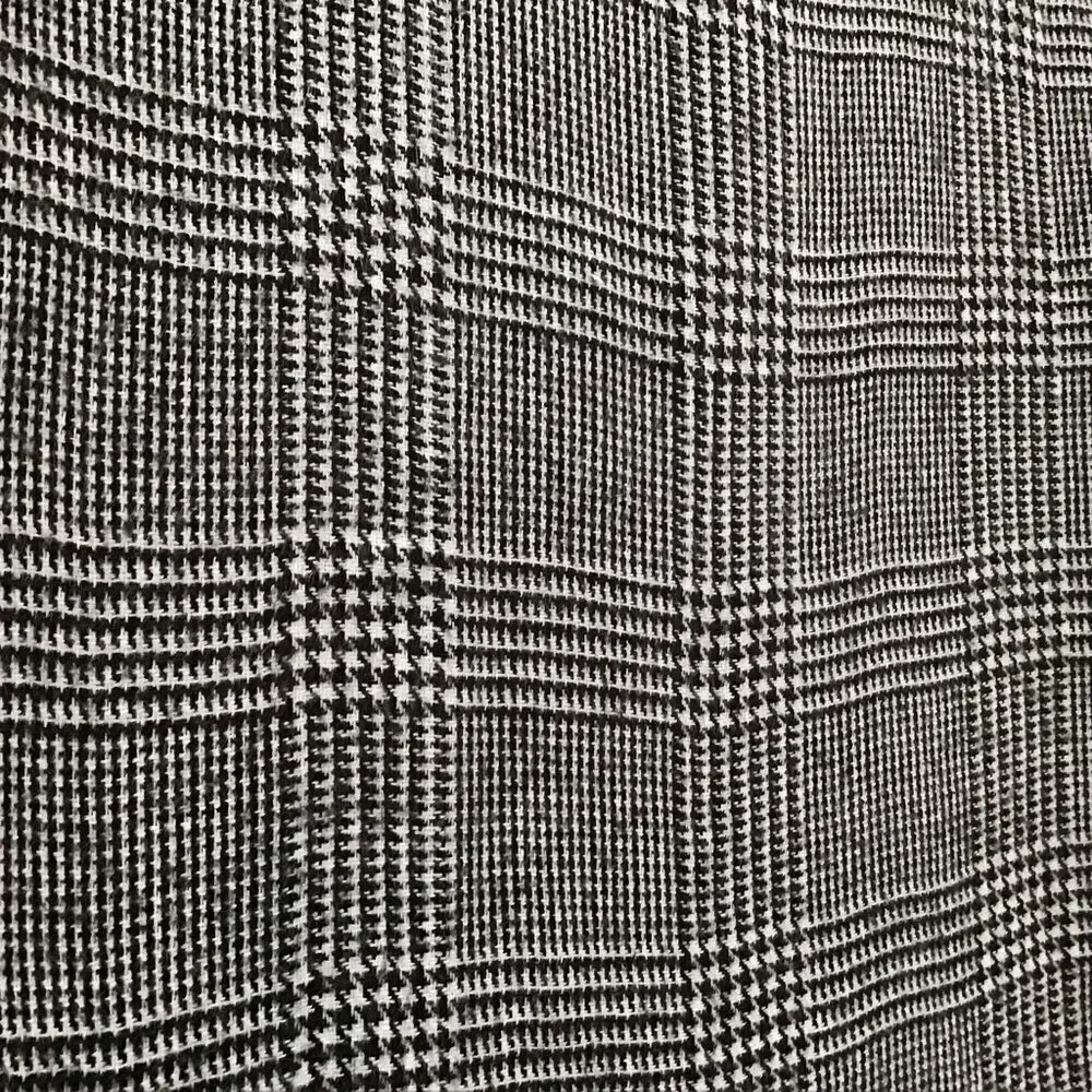 Plaid Winter Scarf, Black/White, Zara
